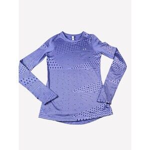 Under Armour Women’s Purple ColdGear Long Sleeve Active Top Thumb Holes XSmall